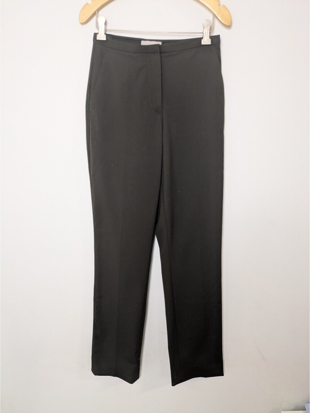H&M Dark Olive Green Tailored Trousers – Size 2 High Waist Business Casual Pants
